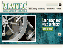 Tablet Screenshot of matec.nl